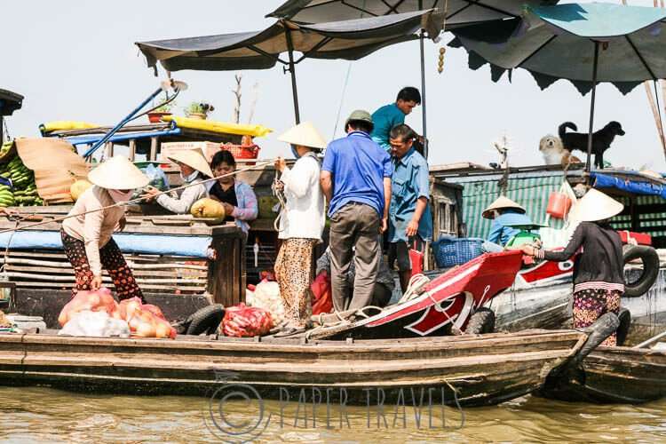 Handel drijven mekong delta