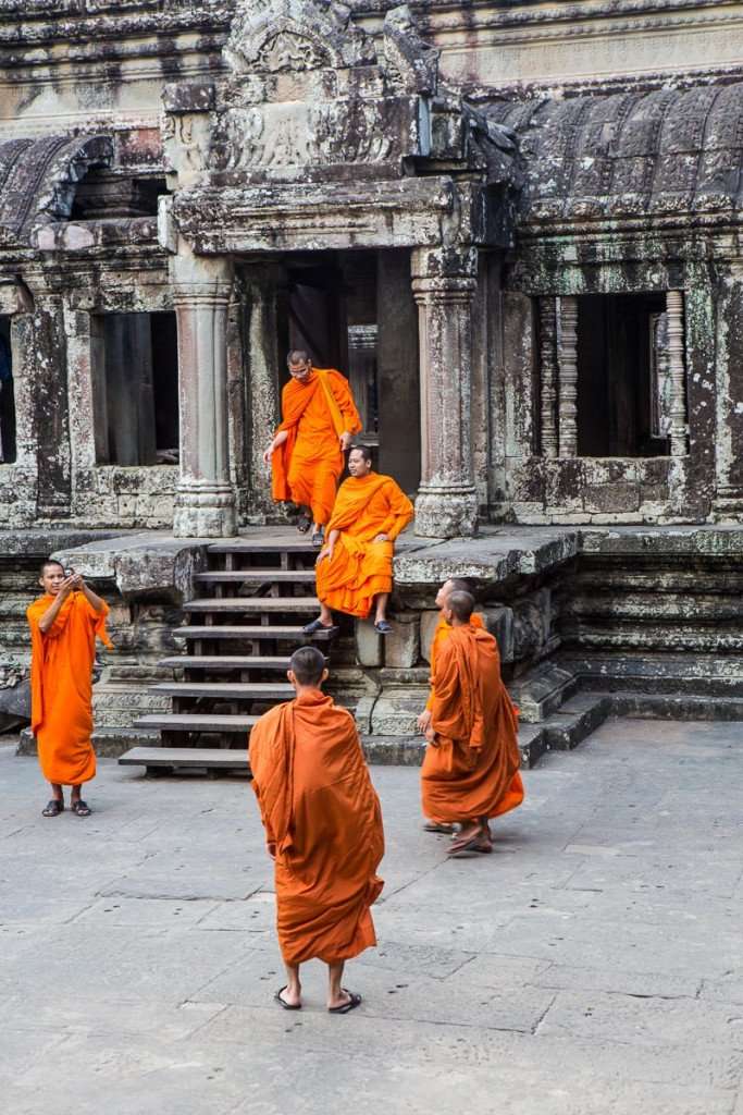 Angkor wat monikken