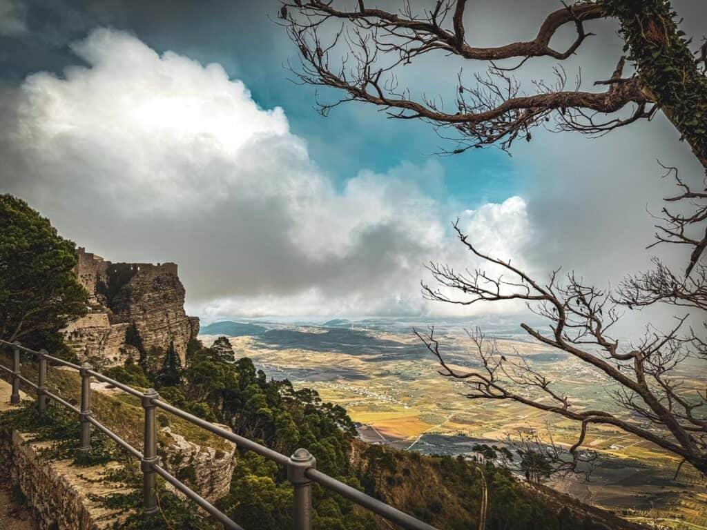 Uitzicht vanaf Erice