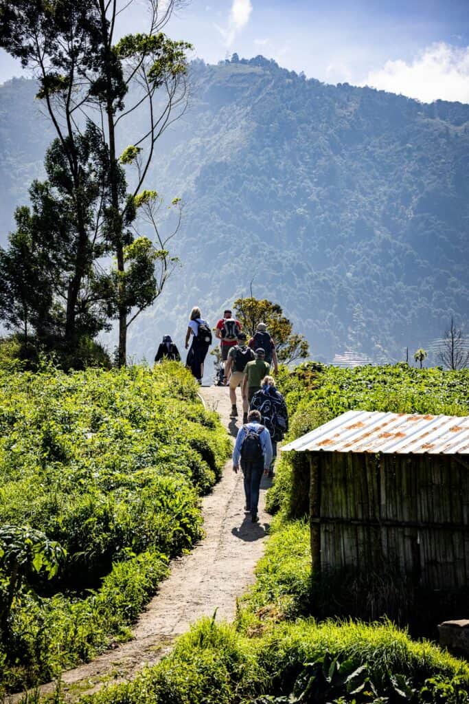Dieng plateau wandeling